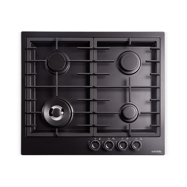 Table de cuisson gaz 60 cm SOTG1630B noir - Scholtès